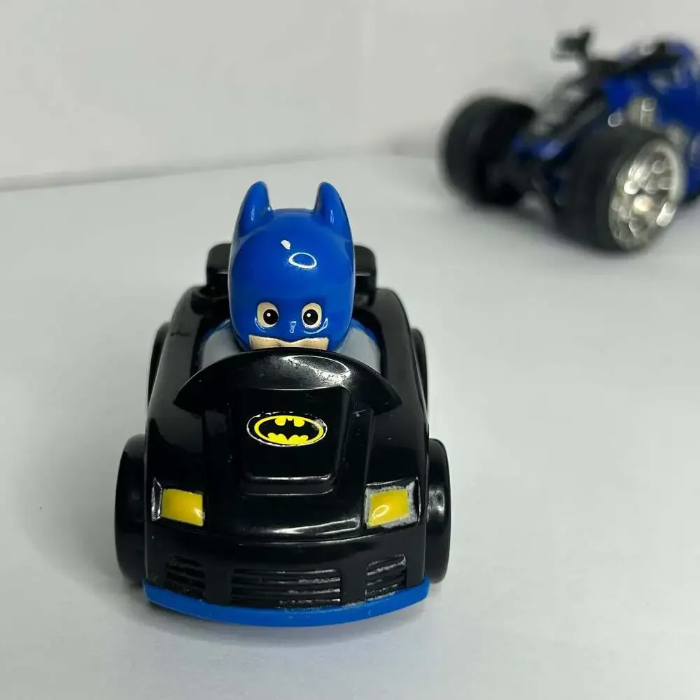 Lot of 13 Mixed DC Super Friends and Assorted Toy Vehicles